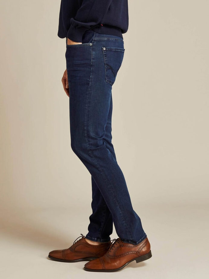 7238715 d06 jean paul a19 modell front1 alain deep blue hyper stretch jeans d06