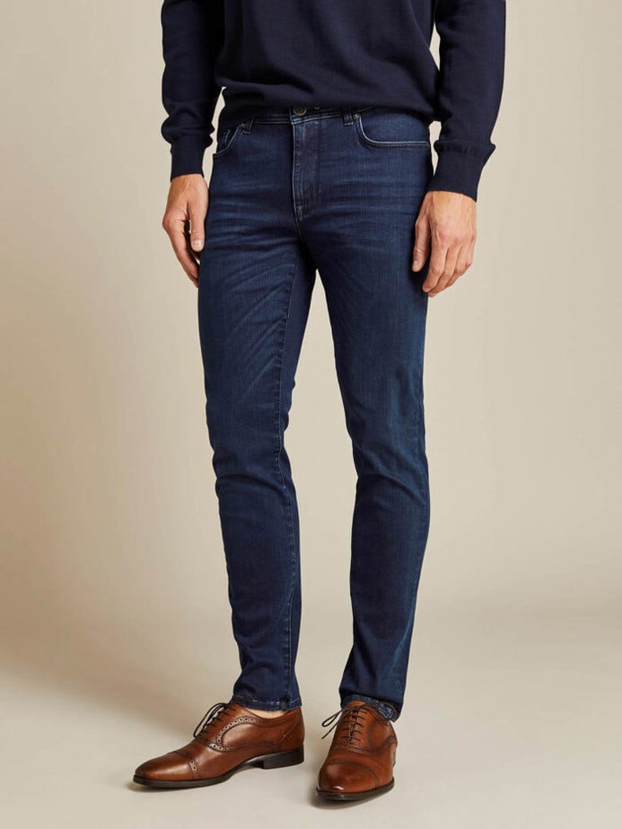 7238715 d06 jean paul a19 modell front alain deep blue hyper stretch jeans d06